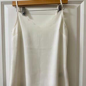 Ted Baker Cream Ivory Scallop Neck Camisole Tank Top Women's Size 1